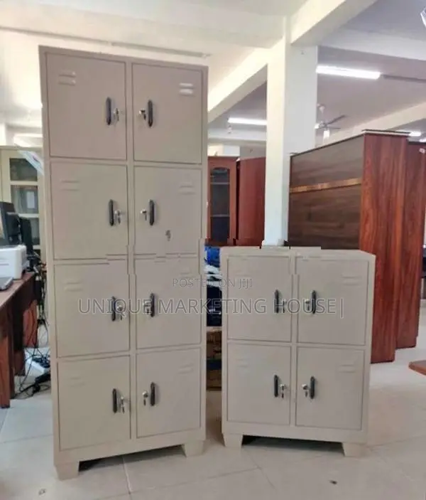 New 8 Pcs Classic Steel Locker Cupboards