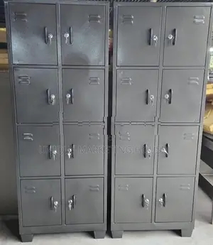 New 8 Pcs Classic Steel Locker Cupboards