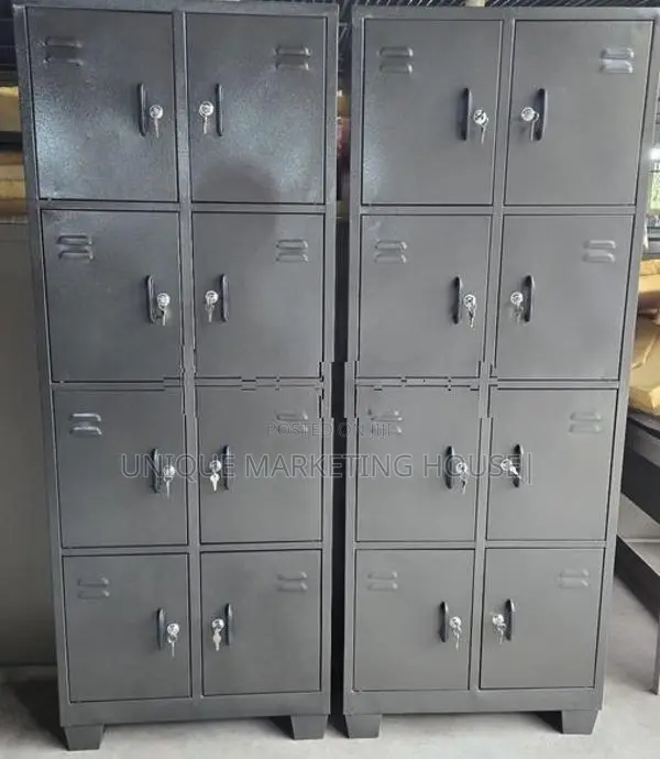 New 8 Pcs Classic Steel Locker Cupboards