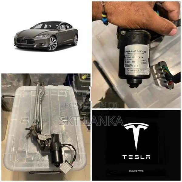 Genuine Tesla Model S 2015 front windscreen wiper motor