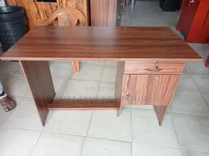 Melamine Writing Table with Cupboard 001