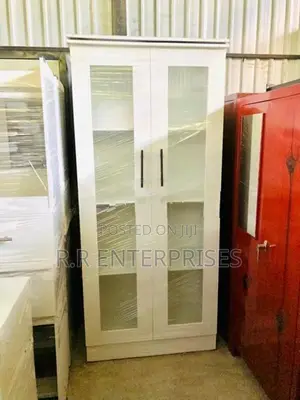 New White Melamine Office Cupboard