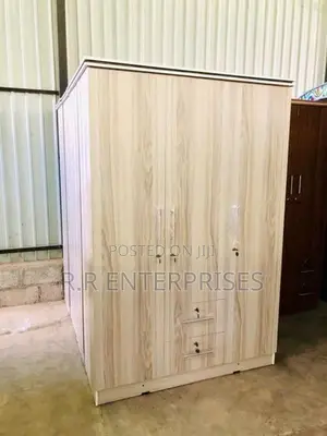 New 3 Door Ash White Melamine Wardrobes
