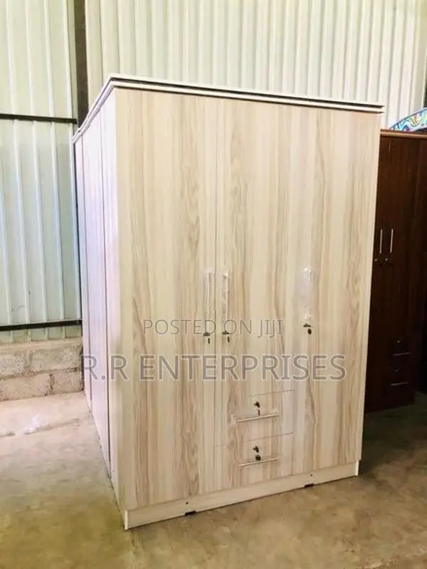 New 3 Door Ash White Melamine Wardrobes