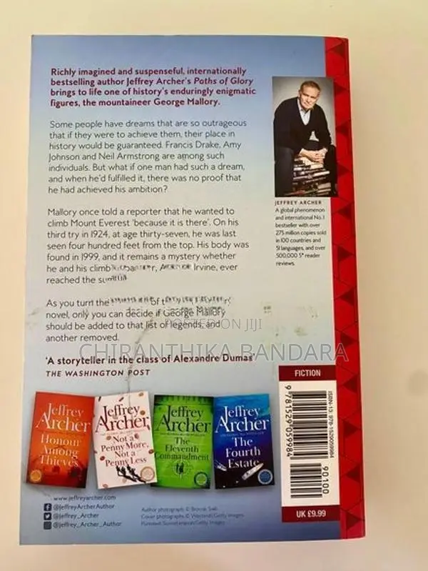 Paths of Glory by Jeffery Archer