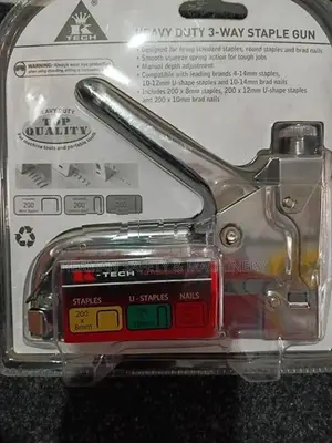 K Tech Heavy Duty 3-Way Staple Gun Herman HT 0530