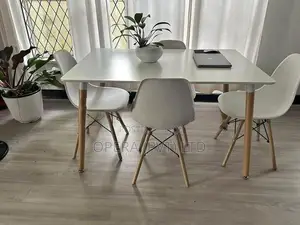 ABC Dining Table with 4 Chair Full Set