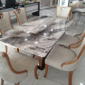 Luxury 6 Chair Dining Table Set