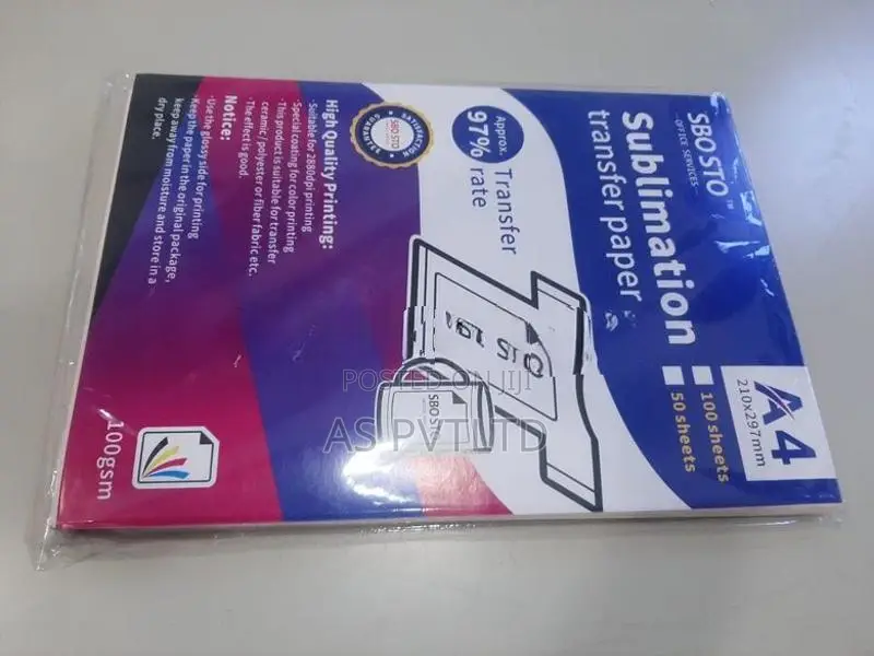 Sublimation Transfer Papers A4 Size