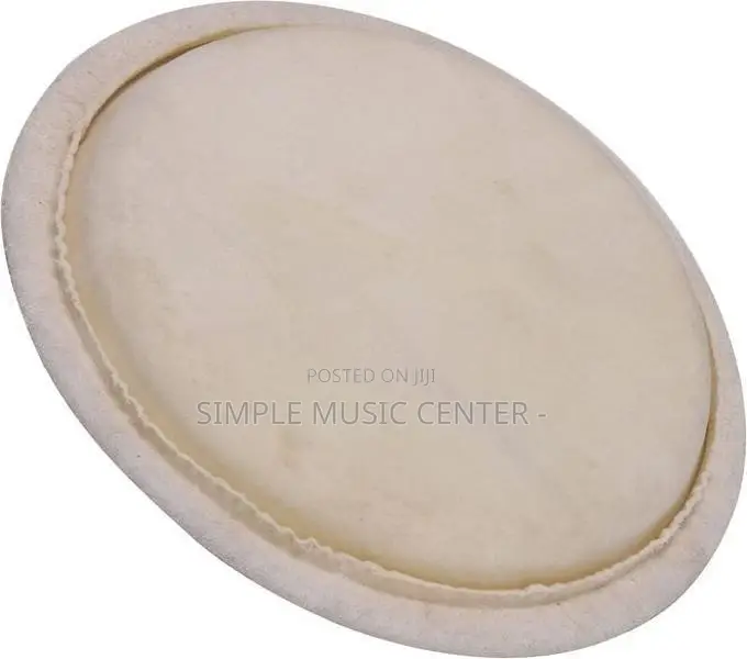 Natural Finish 7.5 Inch Thin Cow Skin Replacement Bongo Drum Heads