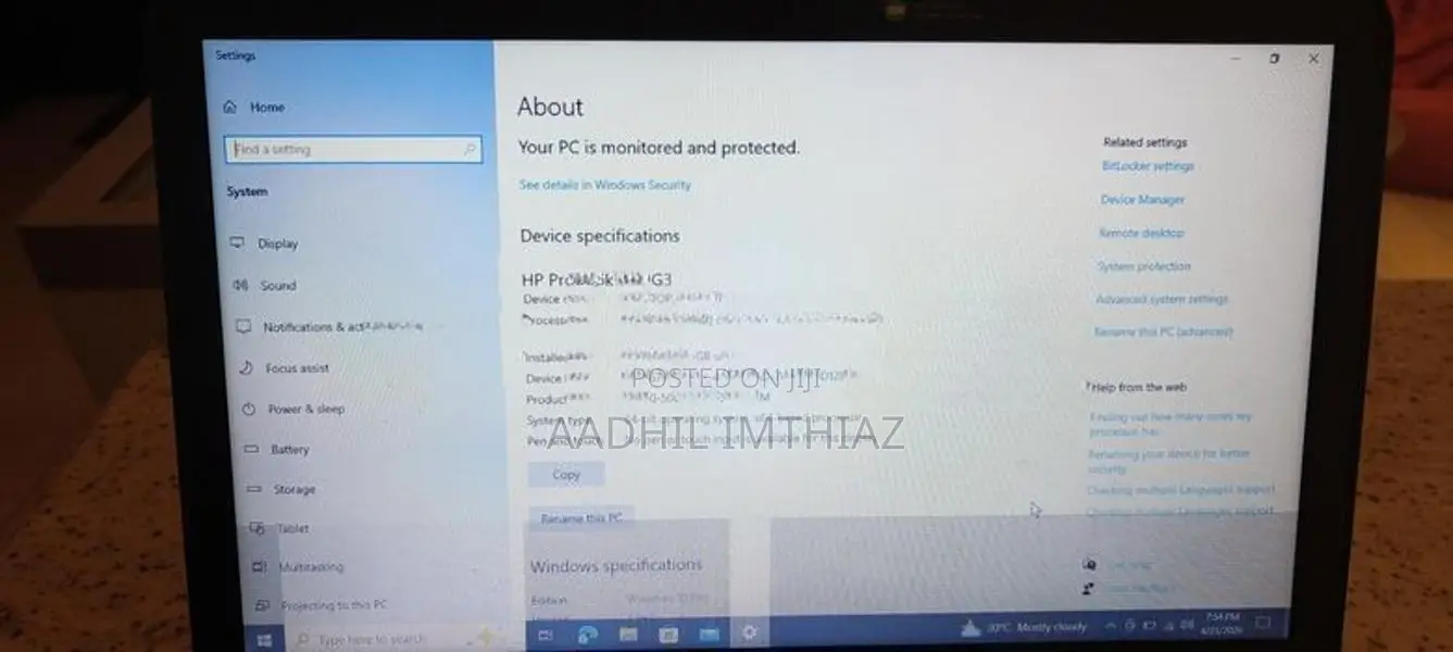 HP Probook 450 G3 Laptop
