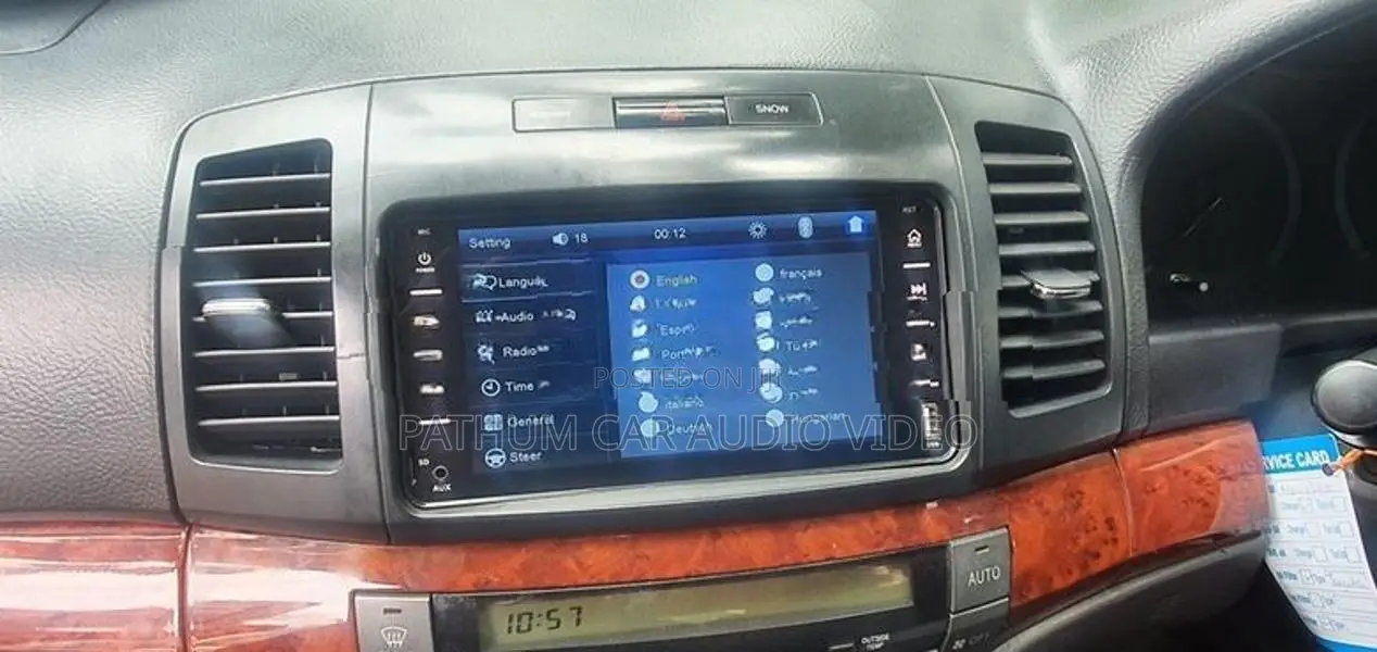 MP5 Player Toyota Size