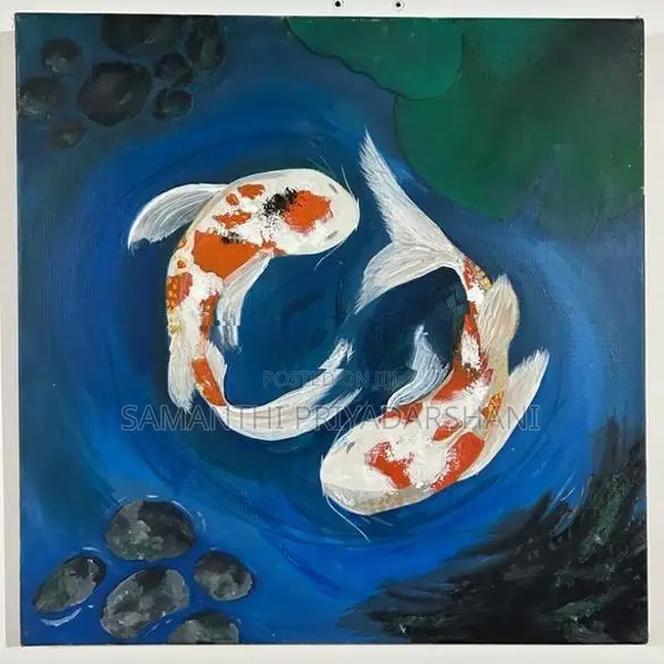 Koi Fish Painting Canvas