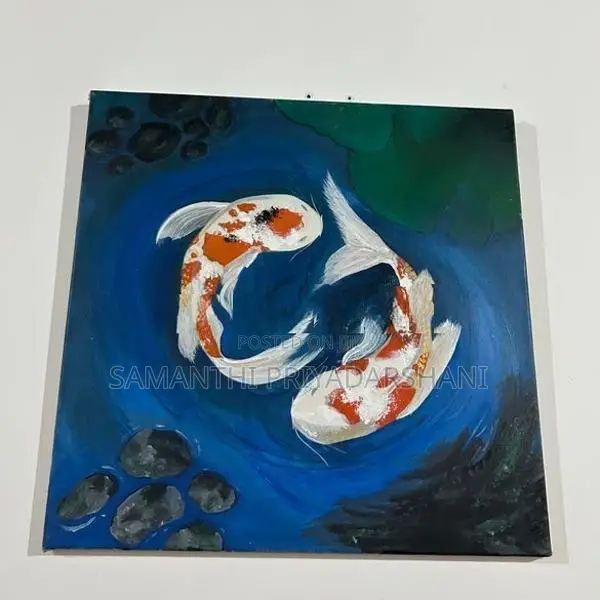 Koi Fish Painting Canvas