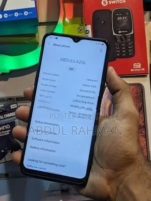 Samsung Galaxy A20s Blue (Used)