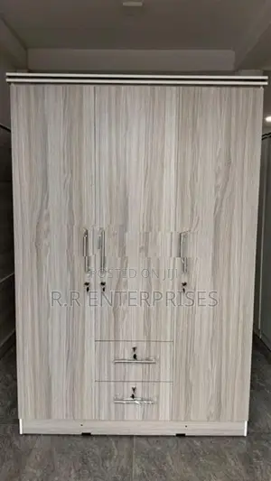 New 3D Ash White Melamine Wardrobes .