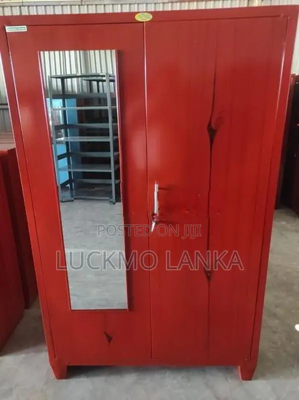 New 6x4 Steel Cupboard With Mirror (Qq1)