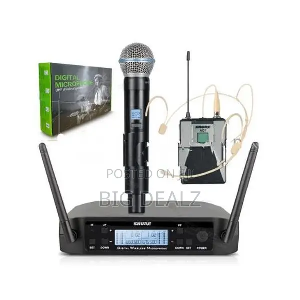 Shure GLXD4 Wireless Microphone Head Mic