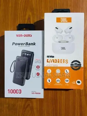 Wireless Earbuds with Power Bank Combo
