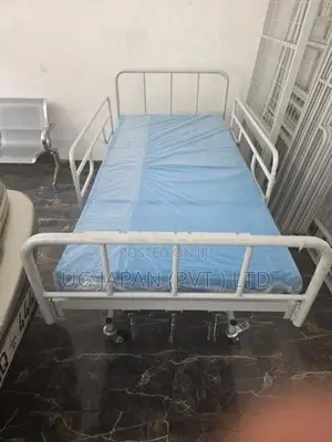 HOSPITAL BED THREE FUNCTION MANUAL WITH MATTRESS
