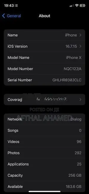 Apple iPhone X (Used)