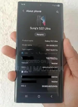 Samsung Galaxy S22 Ultra (Used)