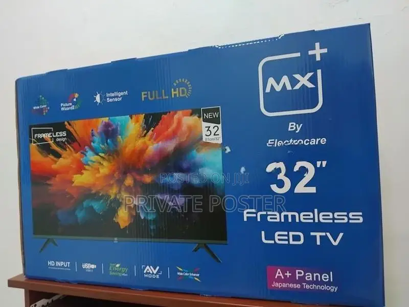 New 32 inch MX+ Full HD Frameless LED TV