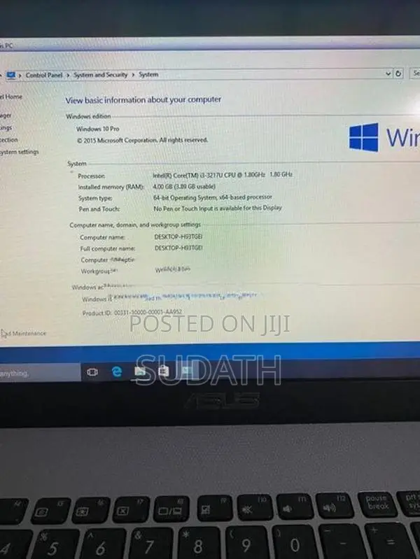 Asus I3 Laptop