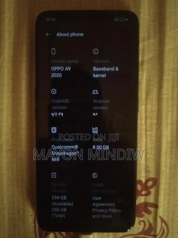 Oppo A9 256GB (Used)