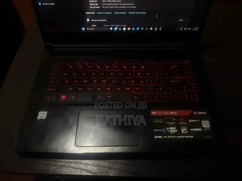 MSI GF63 Thin 9SC Gaming Laptop