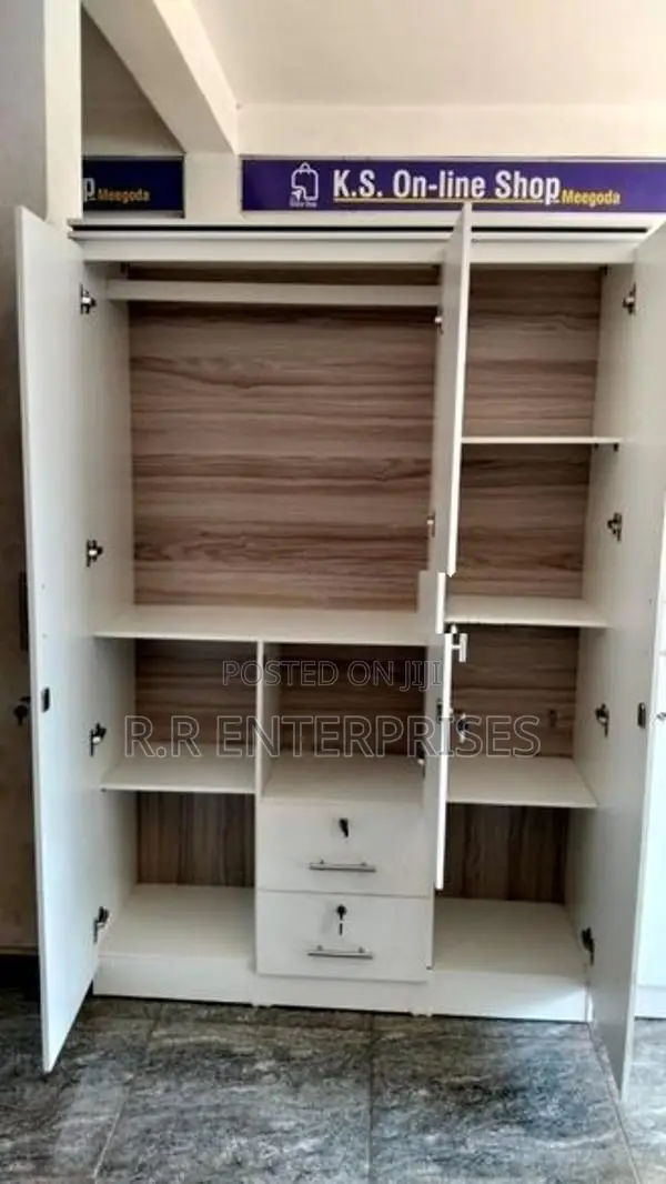 New 3 Door white Melamine Wardrobes
