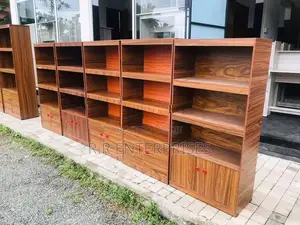 New Melamine open Book storage cupboard
