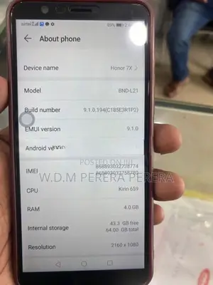 Huawei Honor 7X (Used)