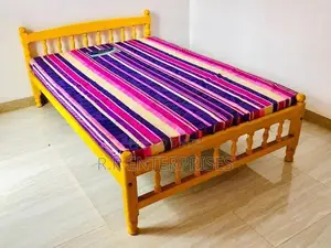 New 6*4 ft Double Bed And DL Mattresses 72*48