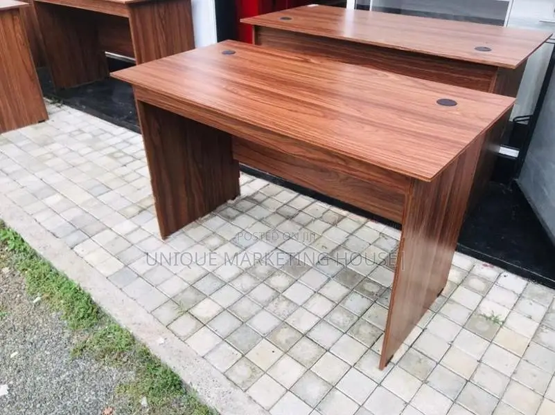Modern 4X2 Melamine Open Table with W/holes
