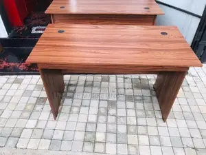 Modern 4X2 Melamine Open Table with W/holes