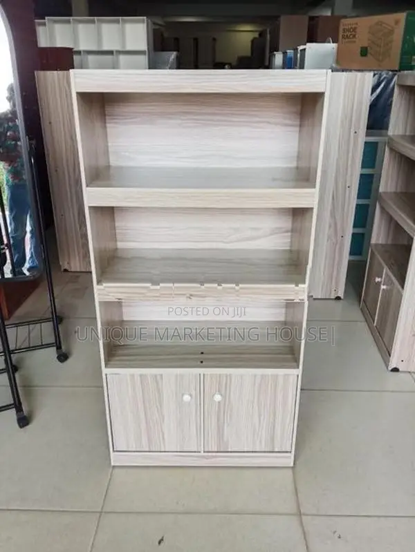 Modern 4x2 American White Book Cupboard