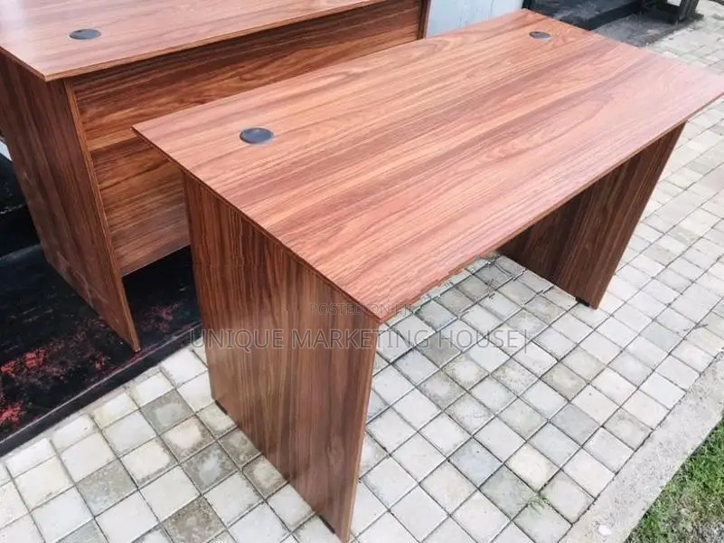 Modern 4X2 Melamine Open Table with W/holes