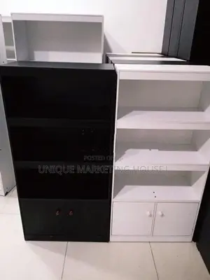 Modern 4x2 American White Book Cupboard