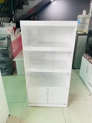 Modern 4x2 American White Book Cupboard