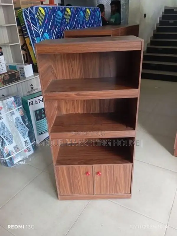 Modern 4x2 American White Book Cupboard