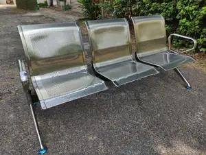 Steel 3 Seater Gang Chairs