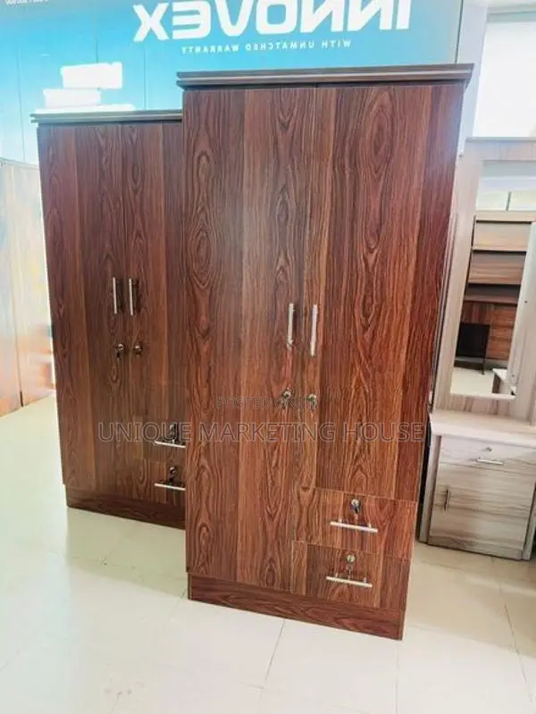 Modern Side 2 Drawer Melamine 2D Wardrobes