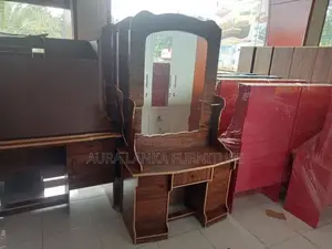 Melamine Dressing Table with Cupboard