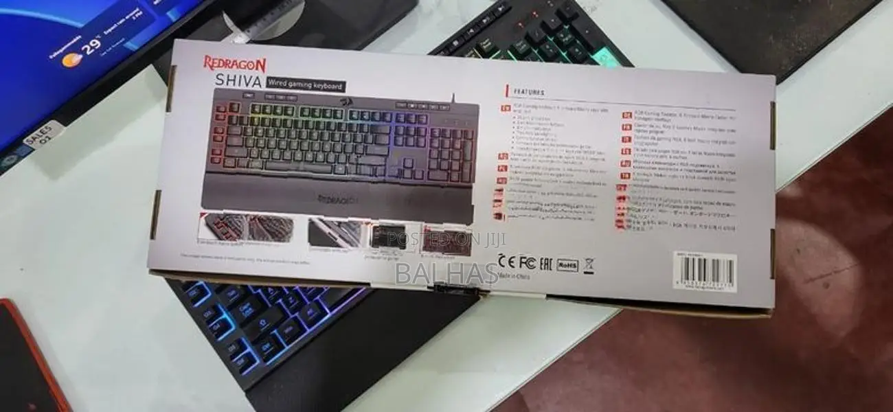 K512 SHIVA RGB Membrane Gaming Keyboard