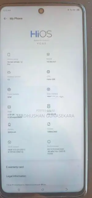 Tecno Spark 10 Pro (Used)