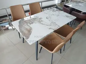 Brand New Granite Top Dining Table with Chairs