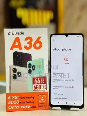ZTE Blade A36 2GB 64GB (Used)