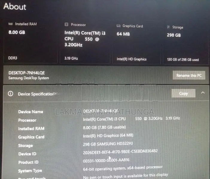 Desktop Pc Full Set
