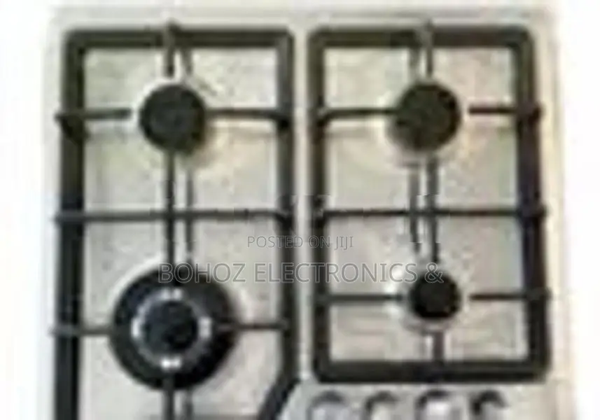 Euro Cooker Hob 4 Burner Black Stainless Steel JZS54011B - 49164